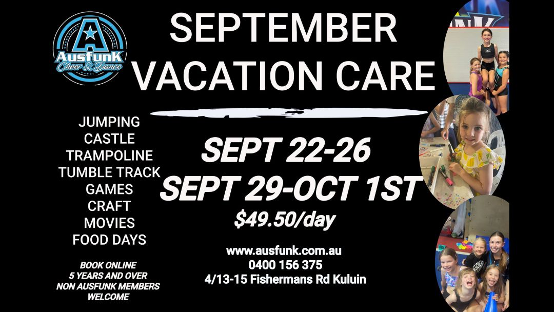 2025 Sept Vacation care